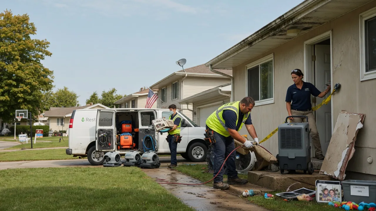 Water Damage Restoration in Longview, IL near me